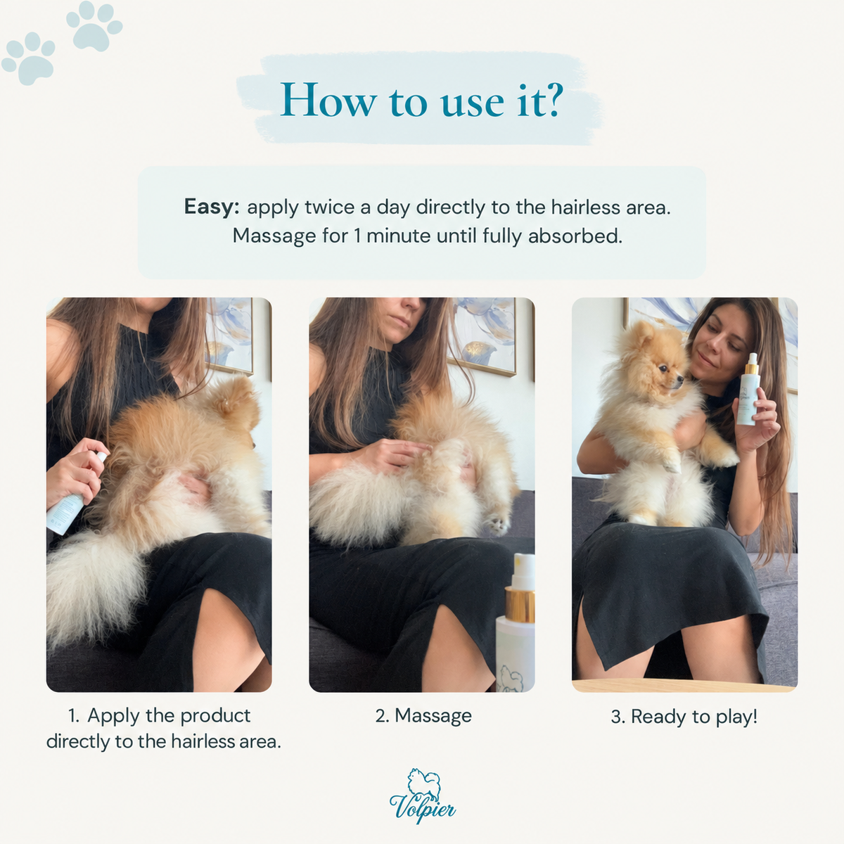 Volpier Elixir™ | Advanced Dermatological Lotion for BSD, Alopecia X and Coat Regeneration